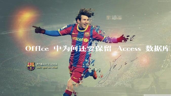 Office 中为何还要保留 Access 数据库?